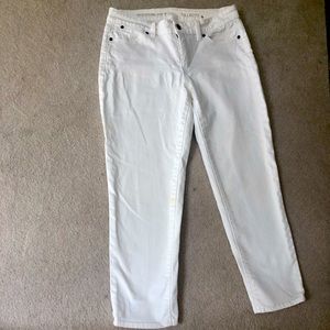 White jeans from Talbot size 8 crop